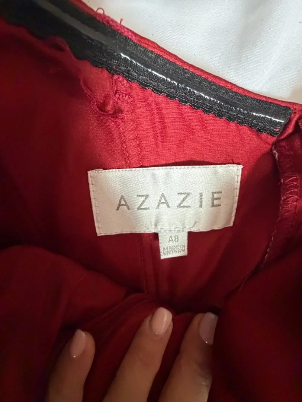 Azazie Strapless Dress - Picture 3 of 3